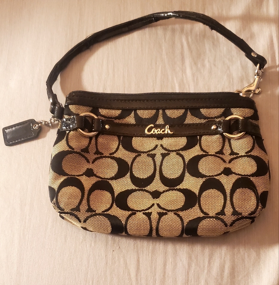 Coach Black and Tan Women's Bag